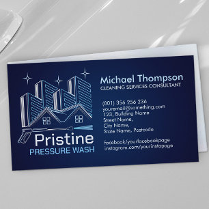 Carte De Visite Services de lavage sous pression