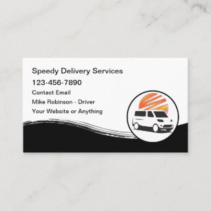 Carte De Visite Services de livraison locaux rapides 