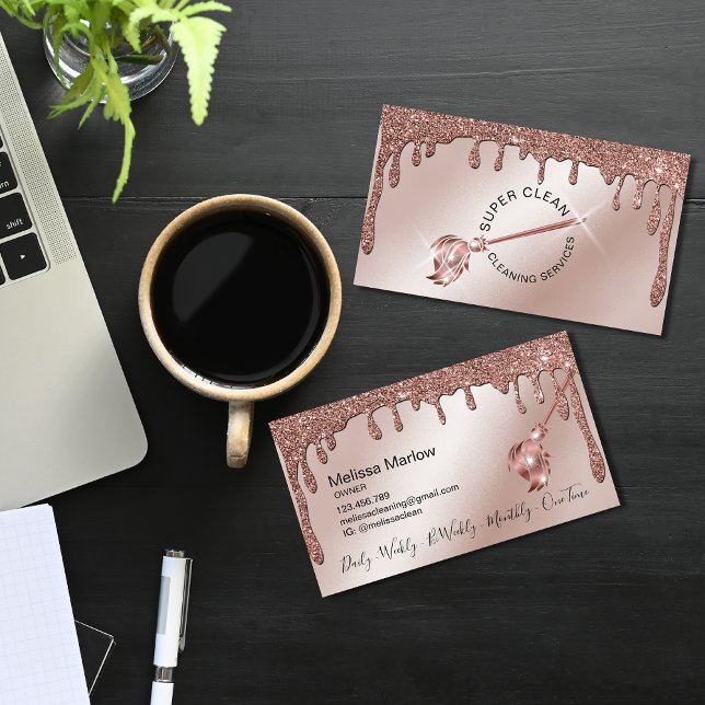 Carte De Visite Services de ménage Épargne Classé Moderne (Créateur téléchargé)