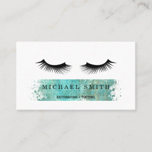 Carte De Visite Services de nettoyage des yeux en aquarelle