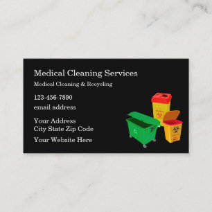 Carte De Visite services de nettoyage et de recyclage médicaux