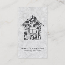 Services de nettoyage gris modernes