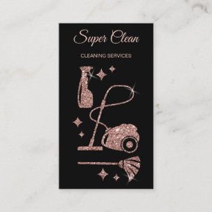 Carte De Visite Services de nettoyage professionnels de la maison 