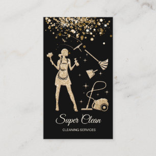 Carte De Visite Services de nettoyage professionnels de la maison 