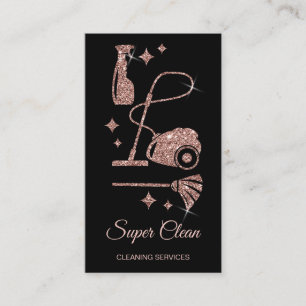 Carte De Visite Services de nettoyage professionnels de la maison 
