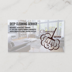 Carte De Visite Services de nettoyage   Salle de bain propre Salle