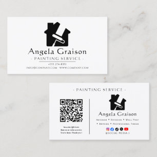 Carte De Visite Services de peinture d'intérieur et d'extérieur