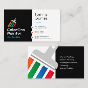 Carte De Visite Services de peinture Peintre