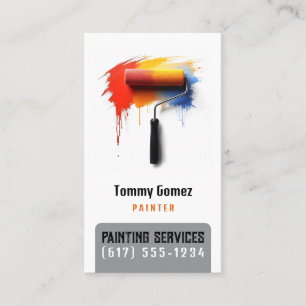 Carte De Visite Services de peinture   Peintres