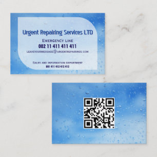 Carte De Visite Services de réparation de tuyauterie