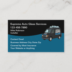 Carte De Visite Services de réparation de vitres automobiles mobil