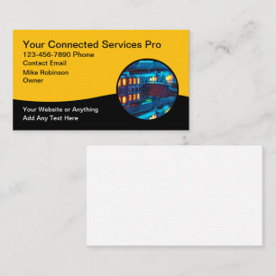 Carte De Visite Services de réseau Internet informatique