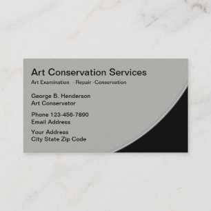 Carte De Visite Services de restauration d'art