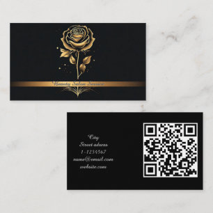 Carte De Visite Services de Salon de Beauté