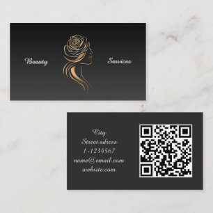 Carte De Visite Services de Salon de Beauté