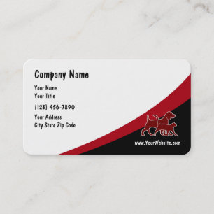 Carte De Visite Services de soin des animaux familiers