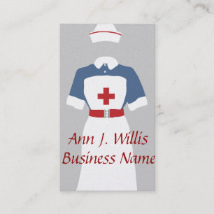 Carte De Visite Services de soins infirmiers Médicales et d'urgenc
