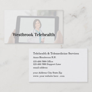 Carte De Visite Services de télésanté et de télémédecine