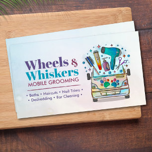 Carte De Visite Services de toilettage pour animaux domestiques - 