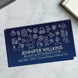 Carte De Visite Services de tutorat en biologie scientifique - ens