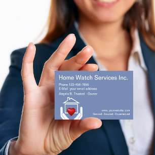 Carte De Visite Services de veille à domicile