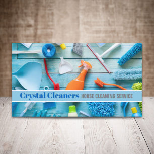 Carte De Visite Services domestiques modernes Entretien ménager