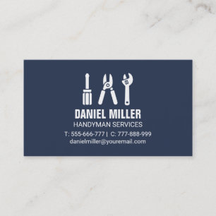 Carte De Visite Services Handyman De Cutter Spanner