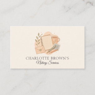 Carte De Visite Services juridiques de notaire public