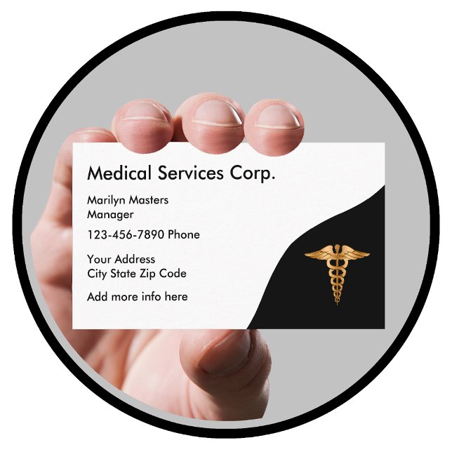 Carte De Visite Services Médicales (Créateur téléchargé)
