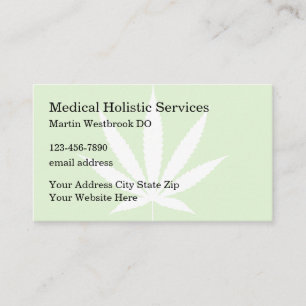 Carte De Visite Services Médicales de médecine holistique