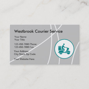 Carte De Visite Services modernes de livraison de courrier