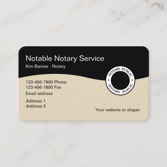 Carte De Visite Services notariaux professionnels (Devant)