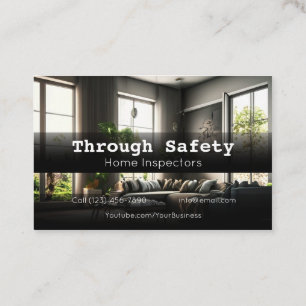 Carte De Visite Services professionnels d'inspection à domicile