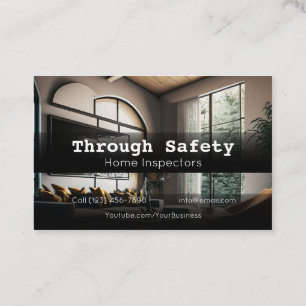 Carte De Visite Services professionnels d'inspection à domicile