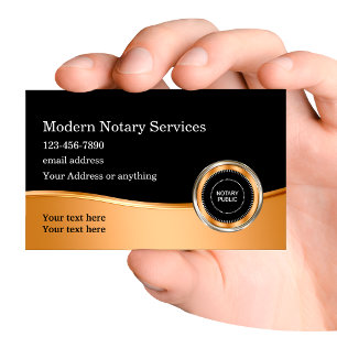 Carte De Visite Services publics notaires classiques
