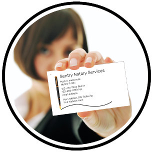 Carte De Visite Services publics notaires classiques
