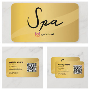 Carte De Visite Services spas Esthétique