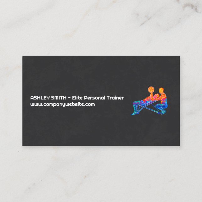 Carte De Visite Session de formation | Fitness (Devant)