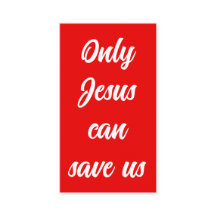 Seul Jésus peut nous sauver script Evangile Messag
