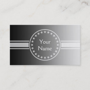 Carte De Visite SEULEMENT dégradés de COULEUR - gris + votre texte