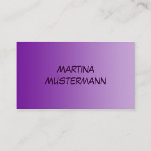 Carte De Visite SEULEMENT gradients de COULEUR - pourpre