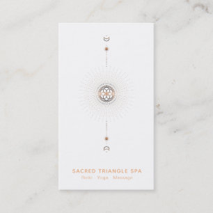 Carte De Visite *~* Shaman Mandala Moon Alchimie Géométrie Sacr