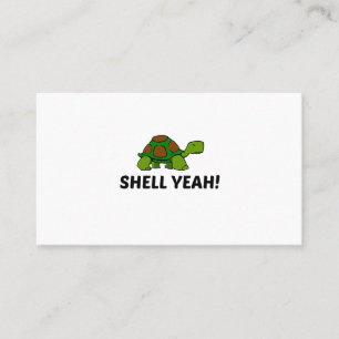 CARTE DE VISITE SHELL YEAH TURTLE