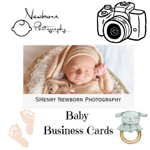 Carte De Visite SHenry Photographie de nouveau-né