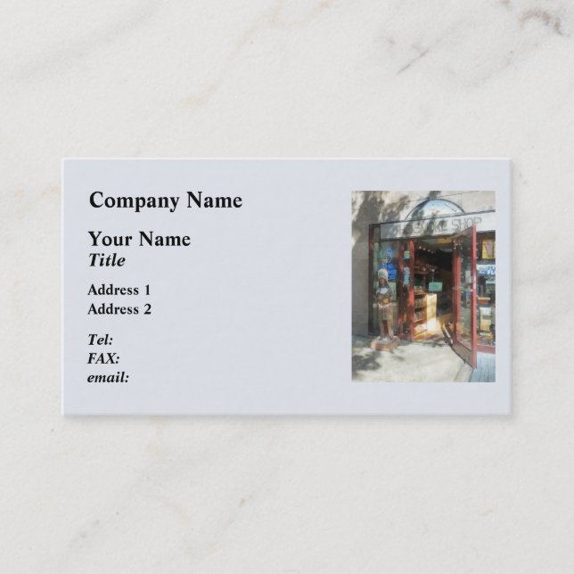 Carte De Visite Shopfront - Smoke Shop (Devant)