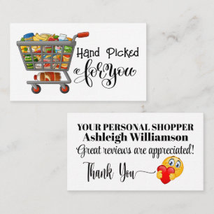 CARTE DE VISITE SHOPPER PERSONNEL