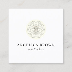 Carte de visite Shri Yantra