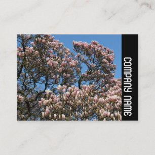 Carte De Visite Side Band - Arbre Magnolia en Fleur