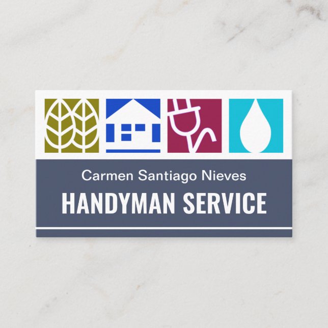 Carte De Visite Signalisation de construction créative (Devant)