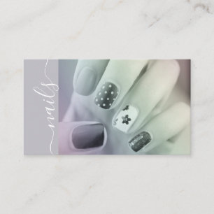 Carte De Visite Signature du Modèle photo Nails